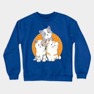 Family Kittens Crewneck Sweatshirt